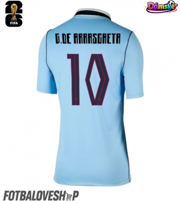 Uruguay Giorgian de Arrascaeta #10 Dámské Domácí Dres MS 2026 Krátký Rukáv